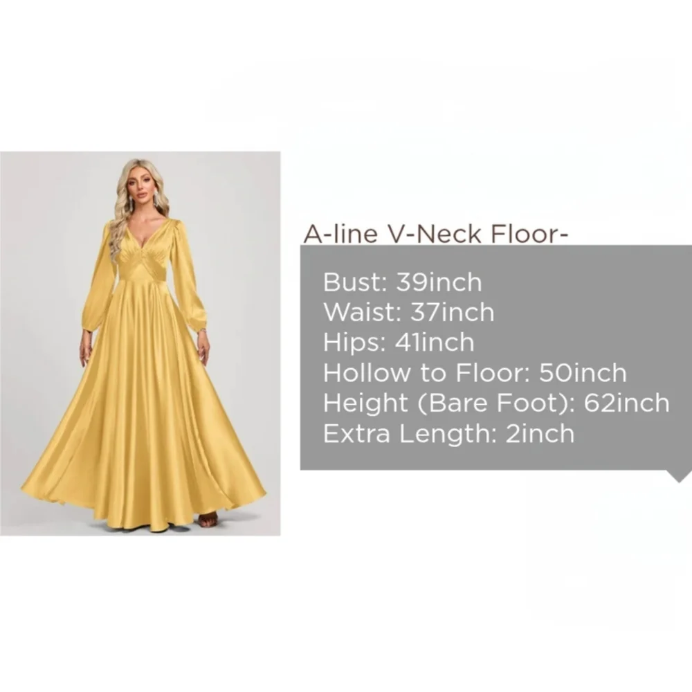 J.J.'s House Yellow Gold Stretch Satin Dress - Picture 10 of 14